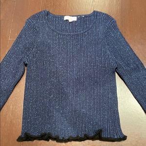 Parker blue sparkle sweater